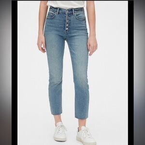 Gap Women’sHigh Rise Button-Fly Vintage Slim Jeans With Secret Smoothing Pockets